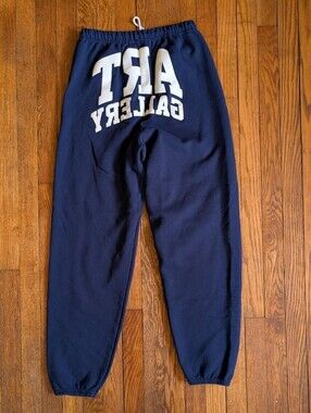 Art Gallery Navy Jogger Style Sweatpants